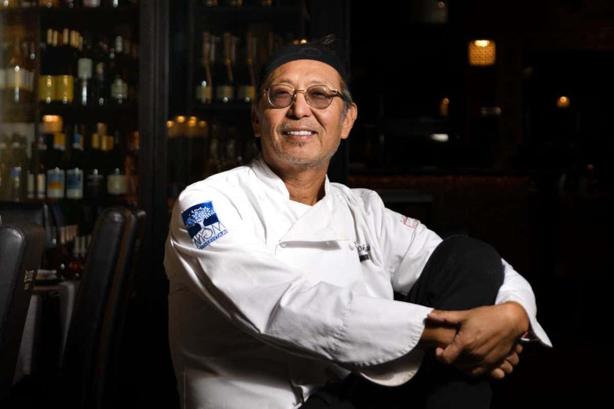 Lo chef Roberto Okabe, fondatore di Finger's Garden