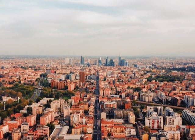 The Milan skyline, city of weekend events